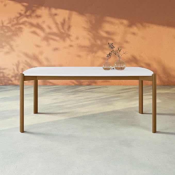 Manhattan Comfort Gales 70-Inch Mid Century Modern Dining Table - Image 2
