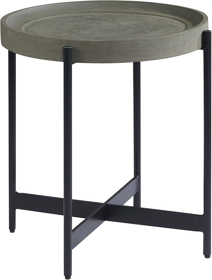 Alaterre Furniture Brookline 20-Inch Round Wood End Table - Image 8