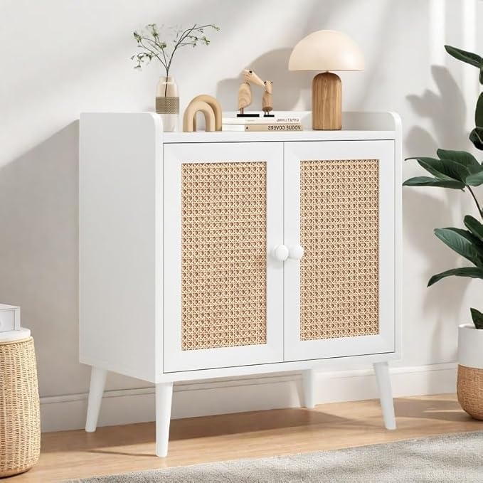 Buffet Cabinet, Rattan Storage Cabinet - Image 7