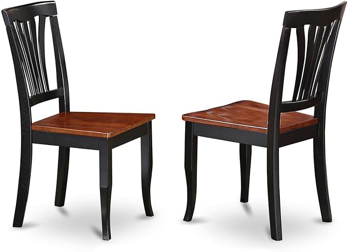 East West Furniture SUAV5-BCH-W 5 Piece Dining Room Furniture Set Includes a - Image 3