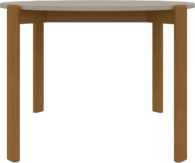 Manhattan Comfort Gales 46-Inch Mid Century Modern Round Dining Table - Image 7