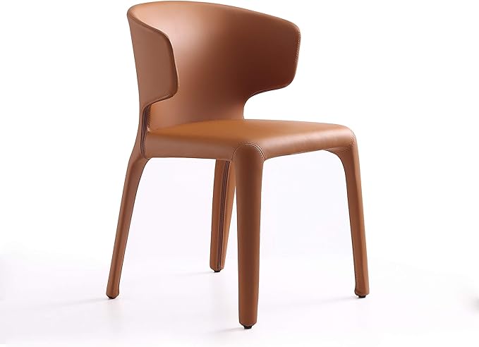 Manhattan Comfort Conrad Mid Century Modern Dining Chairs Woven Tweed - Image 4