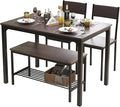 soges Dining Table Set for 4, 43.3 inch Kitchen Table Set by soges