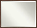 Amanti Art Brown Bathroom Mirror by AmantiArt