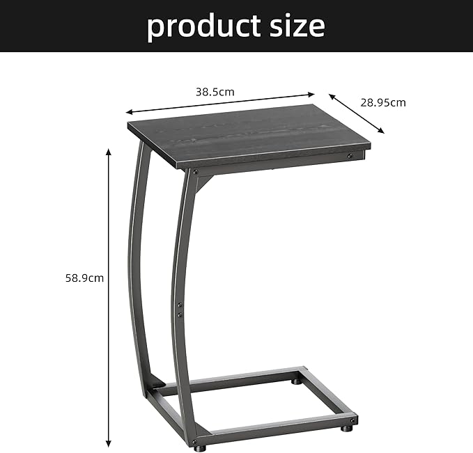 C-Shaped End-Table Set of 2 - Image 3
