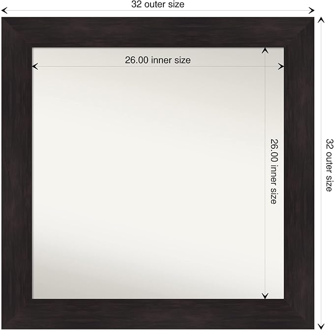 Amanti Art Silver Bathroom Mirror - Image 4