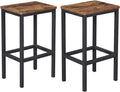 VASAGLE Bar Stools, Kitchen Breakfast Bar Stools by VASAGLEbySONGMICSHOME