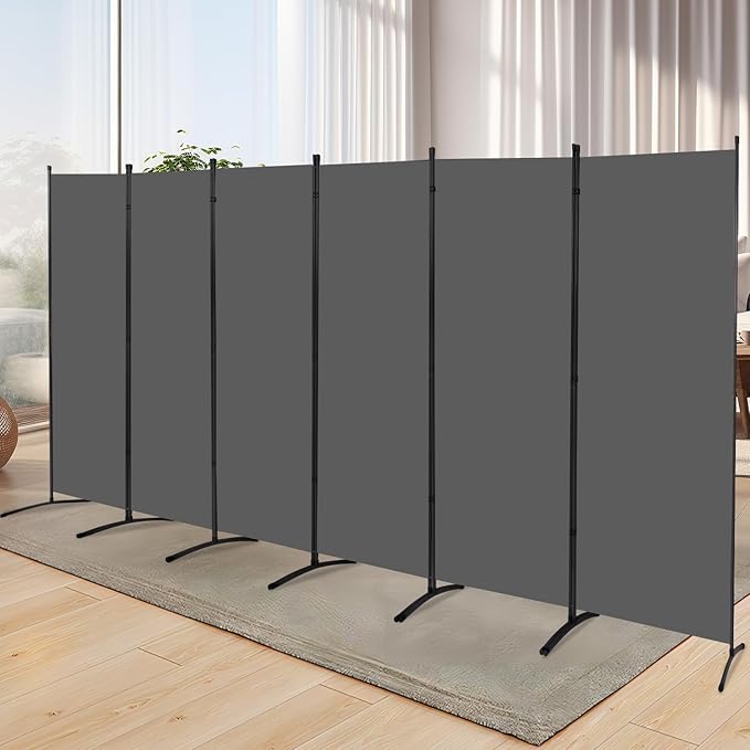 YASRKML Room Divider Folding Privacy Screens, Portable Room Divider Panel 6 by YASRKML