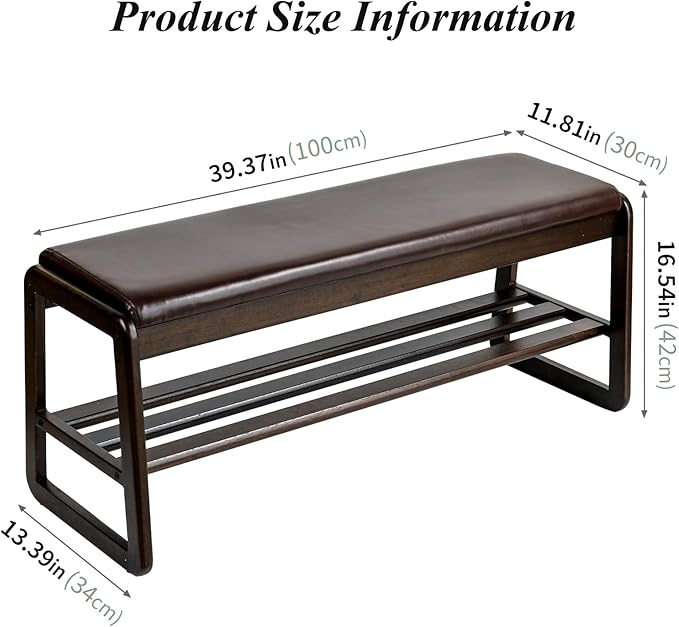 Shoe Bench, Entryway Bench - Image 2