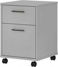 Bush Furniture Key West 2 Drawer Rolling File Cabinet in Cape Cod Gray Mobile by BushHome