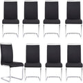 Dining Chairs Set of 8, Kitchen Modern Metal Chairs by Gopop