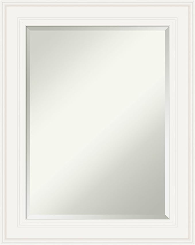 Amanti Art White Bathroom Mirror by AmantiArt