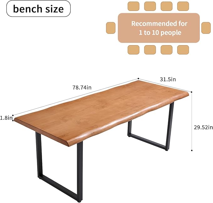 Stylish Solid Wood Office Desk - Image 3