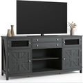 YITAHOME Farmhouse TV Stand for TVs up to 65", Rustic TV Media Console for by YITAHOME