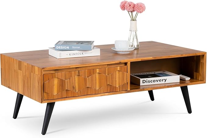 Bme Georgina Solid Wood Coffee Tables - Image 8