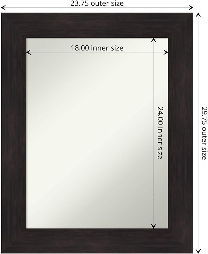 Amanti Art Silver Bathroom Mirror - Image 4
