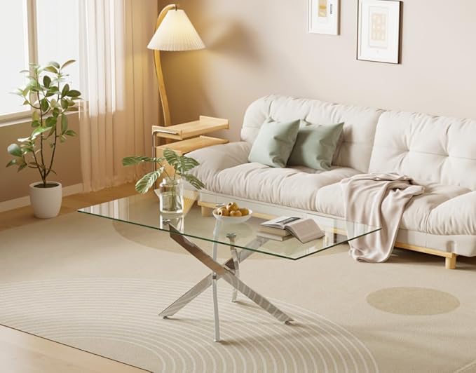 Tempered Glass Coffee Table by NIERN