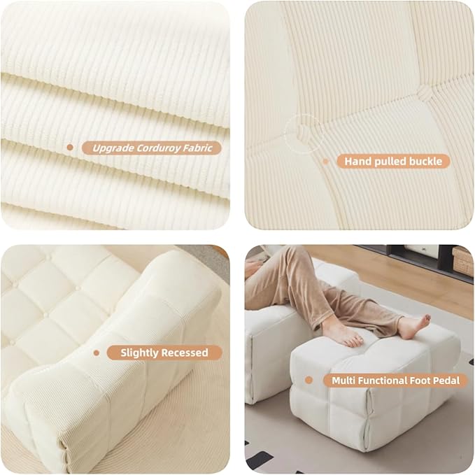 Bean Bag Chair - Memory Foam Bean Bag Chair - Image 6