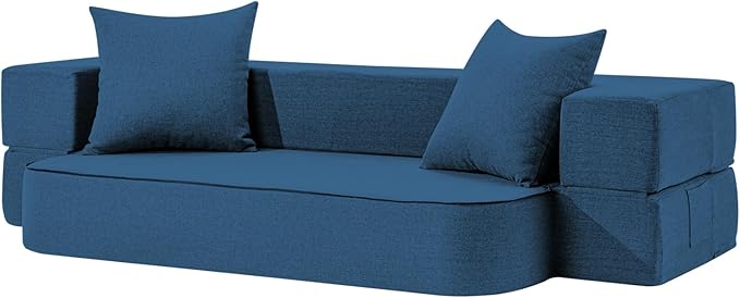 2-in-1 Folding Sofa Bed with Pillows by SUYOLS