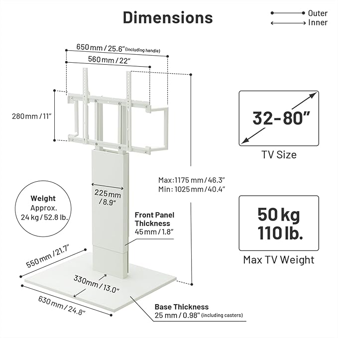 WALL V5 Low Type | Minimalist Rolling TV Stand - Image 6