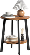 Side Table, Small Round End Table by Unknown
