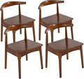 DELAVIN Solid Wood Dining Chairs Set of 4, Kitchen Chairs by DELAVIN
