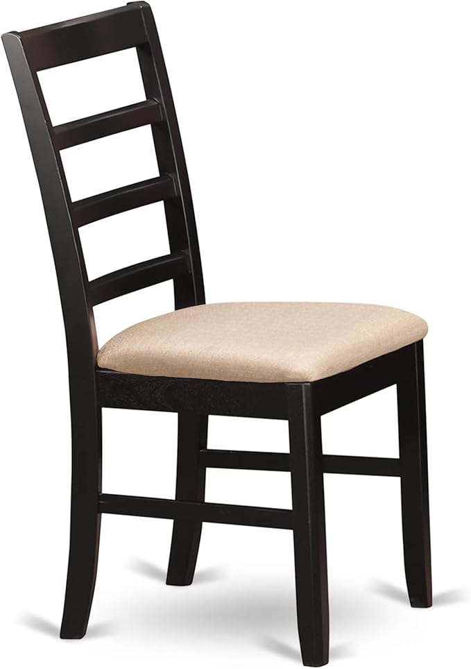 East West Furniture ANPF5-CAP-C 5 Piece Dining Set Includes a Round Kitchen - Image 4