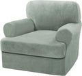 H.VERSAILTEX Sofa Cover 2 Piece T Cushion Armchair Slipcovers Thick Velvet by HVERSAILTEX