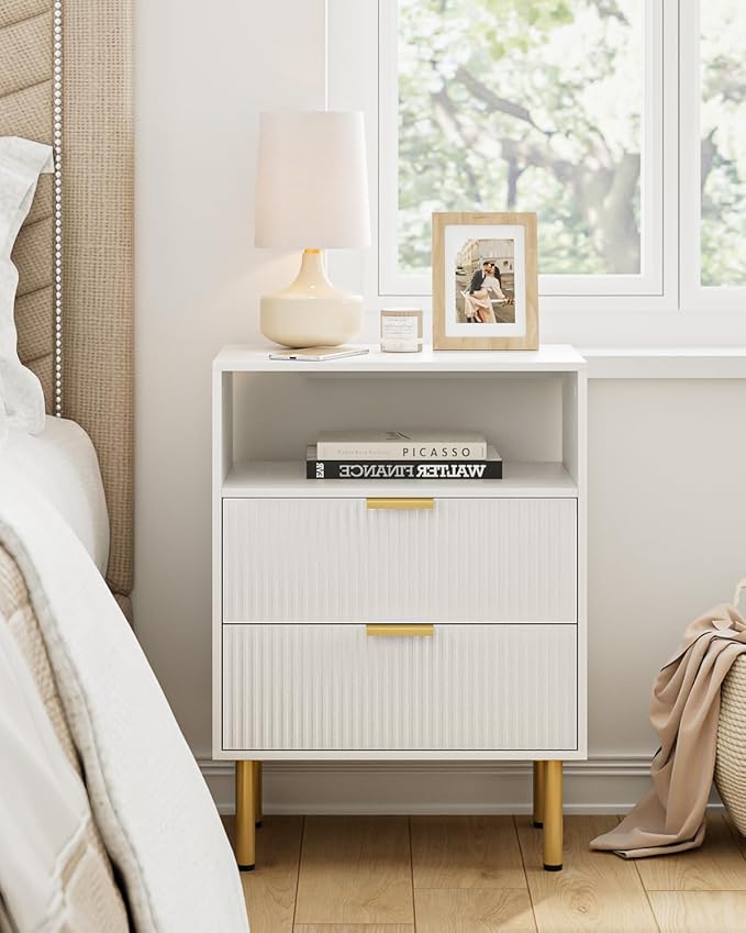 Night Stand, Tall Bedside Table by AEPOALUA