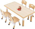 FUNLIO Kids Table and 4 Chairs Set by FUNLIO