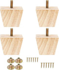 4PCS Wood Furniture Legs 2 inches Square Furniture Legs by Metany