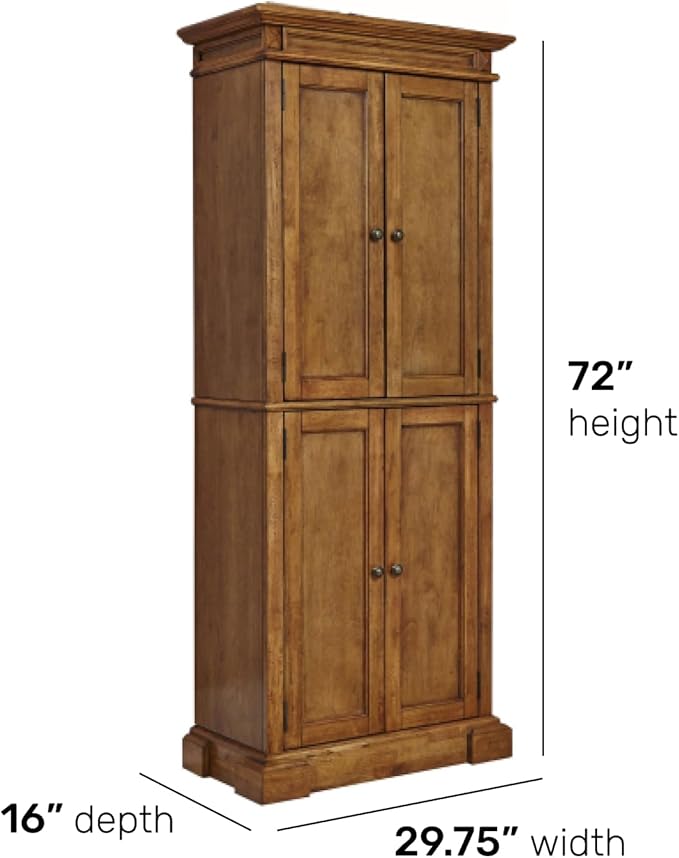 Homestyles Americana Distressed Oak Pantry - Image 3