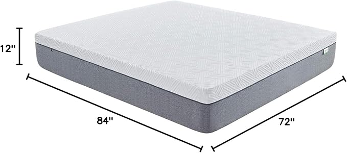 Novilla California King Mattress, 12 Inch Gel Memory Foam Cal King Mattress - Image 2