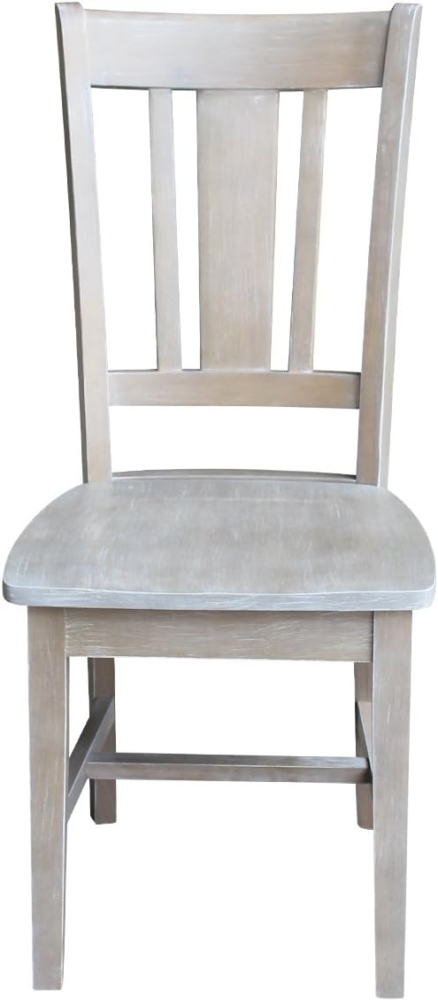 International Concepts San Remo Chair Washed Gray Taupe - Image 2