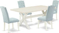 East West Furniture X027CE215-5 5 Piece Modern Dining Table Set Includes a by EastWestFurniture