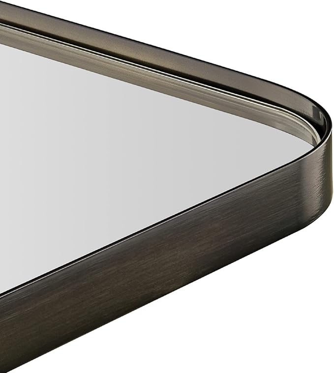 TEHOME 20x30 inch Oil Rubbed Bronze Mirror Dark Bronze Metal Framed Bathroom - Image 4
