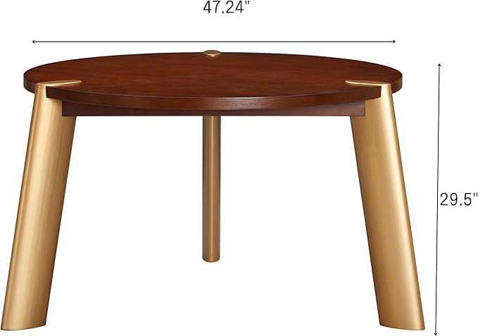 NTC Tribase 47 Inch Modern Design, Round Dinner Table - Image 2