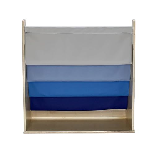 Factory Direct Partners 13745-NVPB Birch SoftScape Sling Book Display, 4-Shelf - Image 6