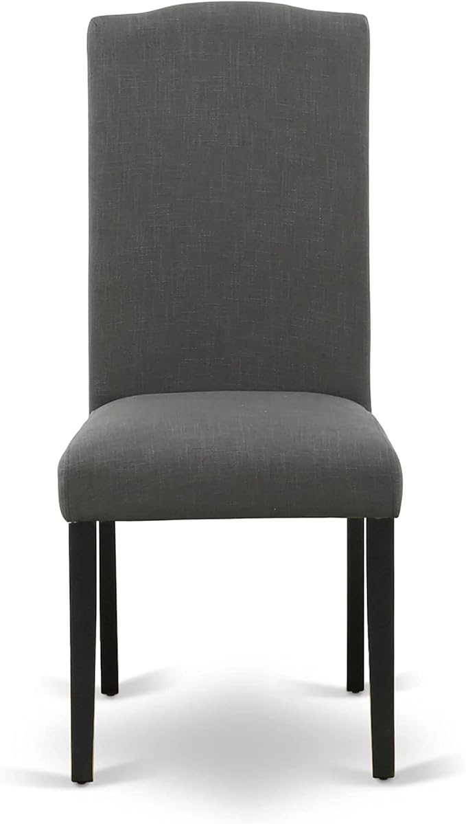 East West Furniture LGEN5-BLK-20 5 Piece Dinette Set Includes a Rectangle - Image 7