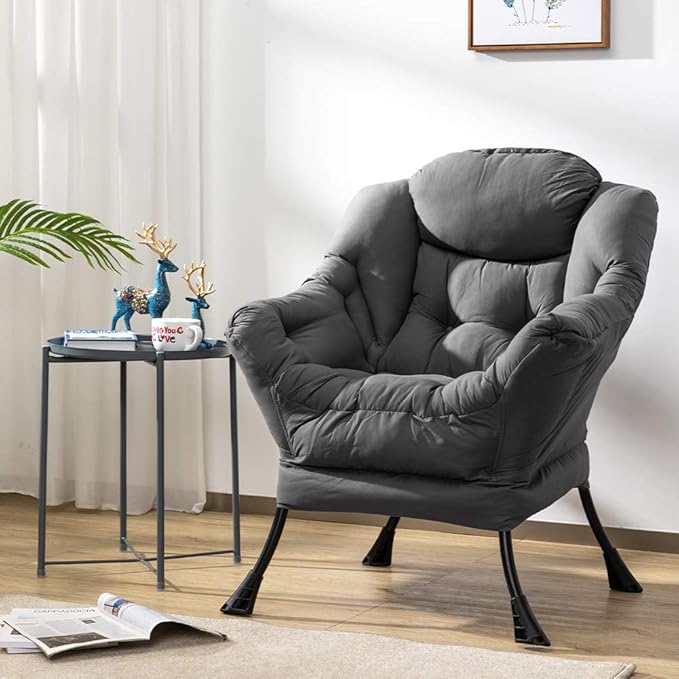 HollyHOME Large Fabric Lazy Chair - Image 9