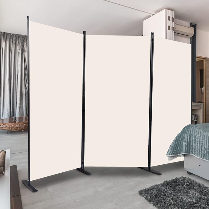 Room Divider, 3 Panel Folding Privacy Screens - Image 7
