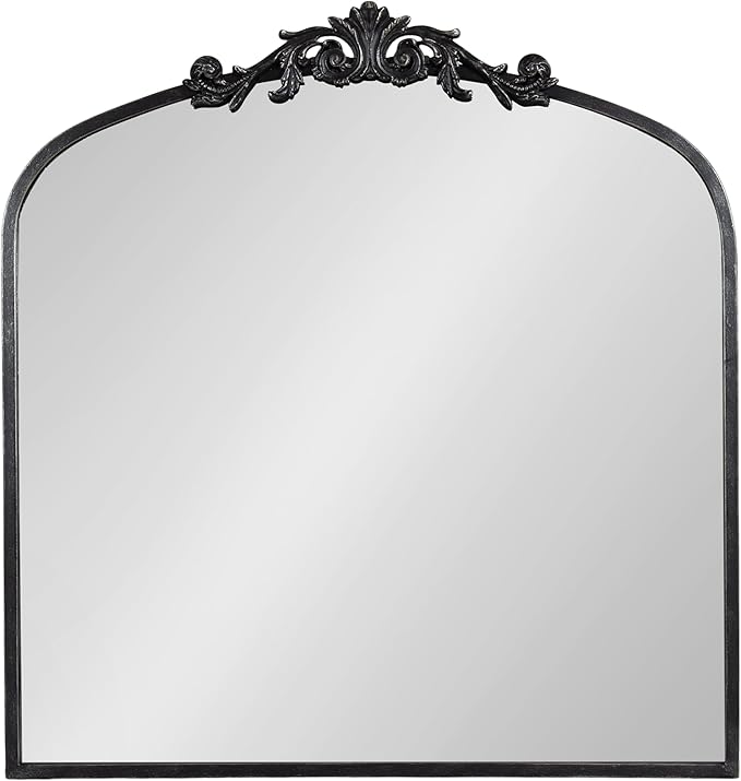 Kate and Laurel Arendahl Ornate Traditional Square Arched Mirror; 28 x 30; - Image 8
