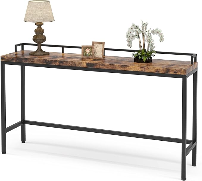 Tribesigns 70.9 inch Extra Long Sofa Table, Narrow Console Table Behind Couch - Image 8