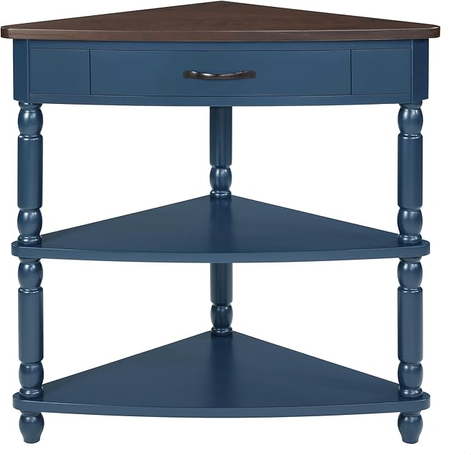 GDFStudio Trmxmbi 3 Tier Corner Console Table - Image 4
