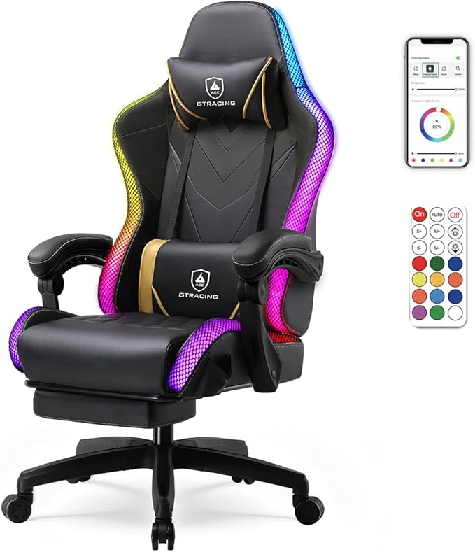 GTPLAYER Gaming Chair, RGB Gaming Chairs by GTPLAYER