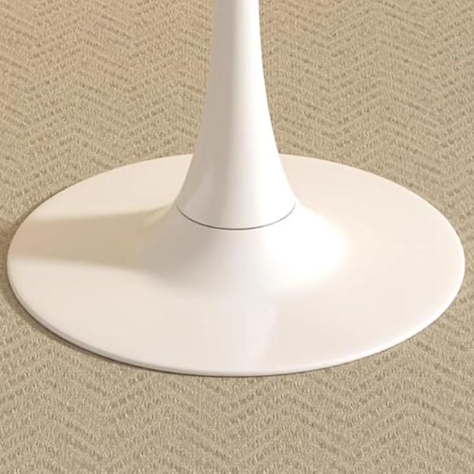 31.2" Tulip Dining Table, Mid-Century Modern Style, Round MDF Top - Image 6