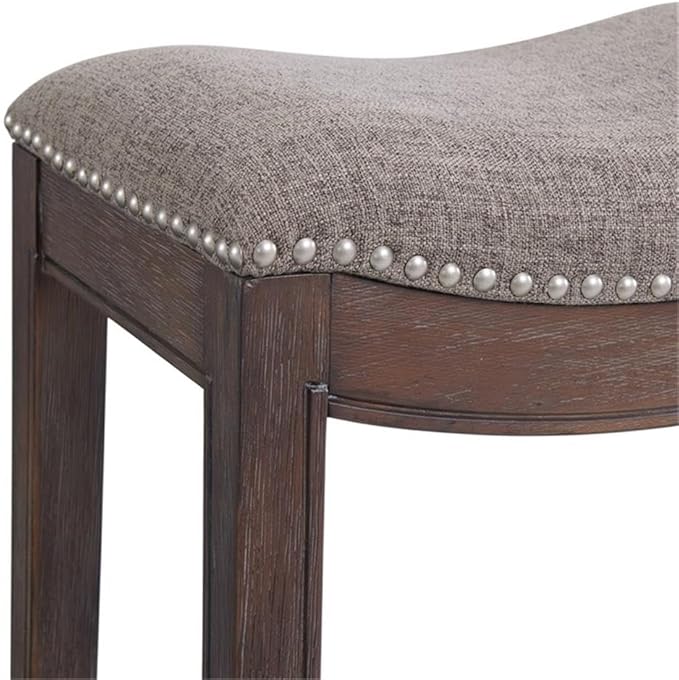 Williston Dark Brown Wood Counter Height Stool Set of 2, 18.25 in. W Seat - Image 8