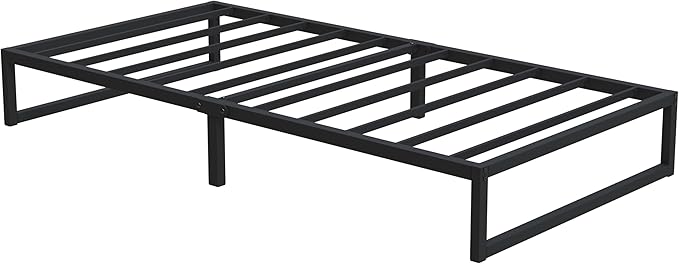 12 Inch Twin Size Bed Frames Heavy Duty Metal Twin Platform Bed Frame No Box - Image 8
