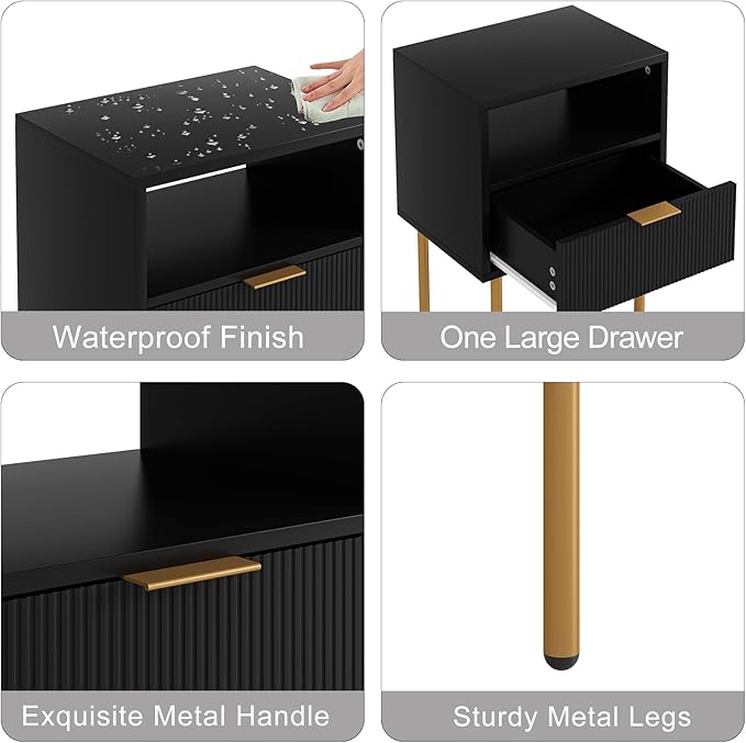 Nightstand, Morden Bedside Table - Image 6