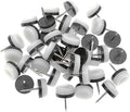 ALIMITOPIA 40pcs Furniture Glide Nail-in Thickened Nylon Chair Glide Slider by ALIMITOPIA